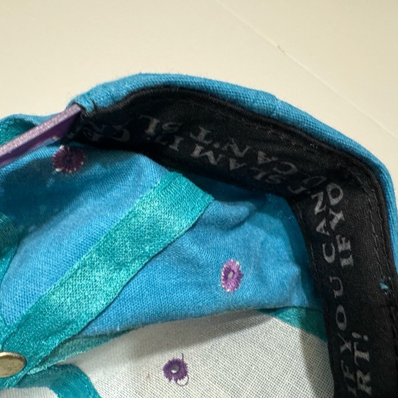 Charlotte Hornets Vintage Snapback Hat Cap NBA New 90's NWT - Picture 6 of 7